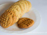 Eggless peanut butter cookies