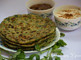 Methi paratha ii fenugreek paratha