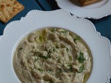 Muttabal - a Creamy Roasted Aubergine Dip