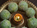 Paan Ki Ladoo- Betel Leaves & Coconut Fudge