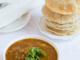 Radhaballavi ( Stuffed Chana Daal Poori ) with Niramish Aloo Dum