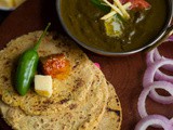 Sarson Da Saag and Makki Di Roti (Tempered Mustard Greens with Cornmeal Flat Bread)