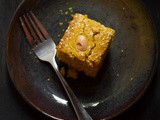 Sfouf- Lebanese Tea Cake with Semolina &Turmeric