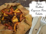 Spice rubbed Savoury Paneer Capsicum Galette