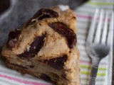 Spiced Chikoo and Raisin Cake