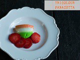 Tricolor pana cotta - celebrating india's 67th republic day