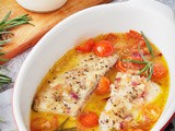 Baked Basa in Butter Garlic Lemon Sauce