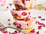 Frozen Yoghurt Granola Cups | Frozen Rose Yoghurt | Frozen Dessert