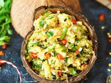 Narkol Chingri Bhorta | Chingri Makha | Prawns Coconut Mish Mash | Prawn Salad Bangladeshi Style