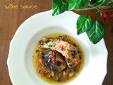 Pan Seared Salmon with Creamy Thyme, Lemon, Garlic and Wine Sauce