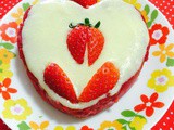 A valentine treat with strawberries