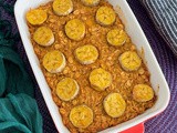 Banana oats orange cake