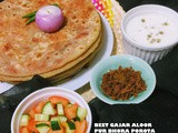 Beet gajar aloor pur bhora porota