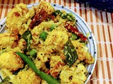 Coconut currypatta tempered gobi