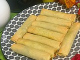 Crispy baked pastry sheet roll