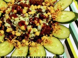 Cucumber n black gram chaat