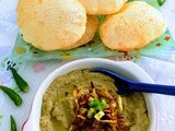 Desi style eggplant dip