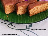 Ghee mawa cake