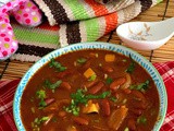 Ghugni style rajma curry