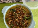 Green moong dal dim tarka