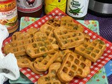 Herbed salty waffle