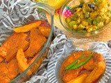 Kanchakola aloo diye rui / katlar jhol