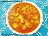 Kashmiri paneer chaman