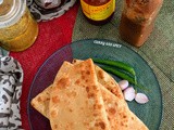 Kasuri methi aloo stuffed porota