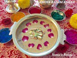 Khoya badam kheer