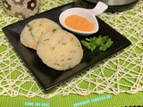 Microwave semolina idli