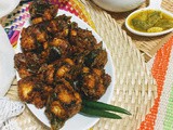 Mushroom corn curry patar pakora