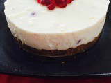 No bake yogurt paneer cake