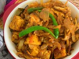 Onion mushroom paneer