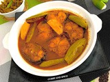 Potol aloo diye rui katlar jhol