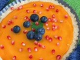 Ripe mango tart