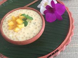 Sago mango kheer