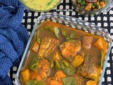 Sheem aloo dhonepata bata diye rui ba katla maacher jhol