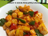 Sweet n sour pineapple paneer