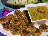 Til er bora o beulir dal / sesame seed fritter & black gram lentil curry / til vada aur urad dal