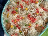 Vegetarian rice bowl