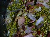 Bacon pimped monggo (mung bean soup)