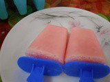 Rose Milk Ice Pops