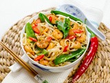 Stir Fried Noodles With Shrimp