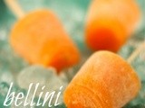 Boozy ice pops: the bellini