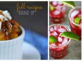 Fall recipes round-up