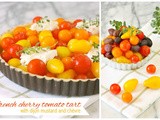 French cherry tomato tart