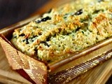 French-style zucchini olive cake