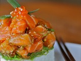 Hawaiian-style salmon poke