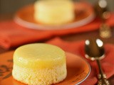 Meyer lemon pudding cakes