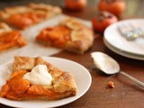 Persimmon galette